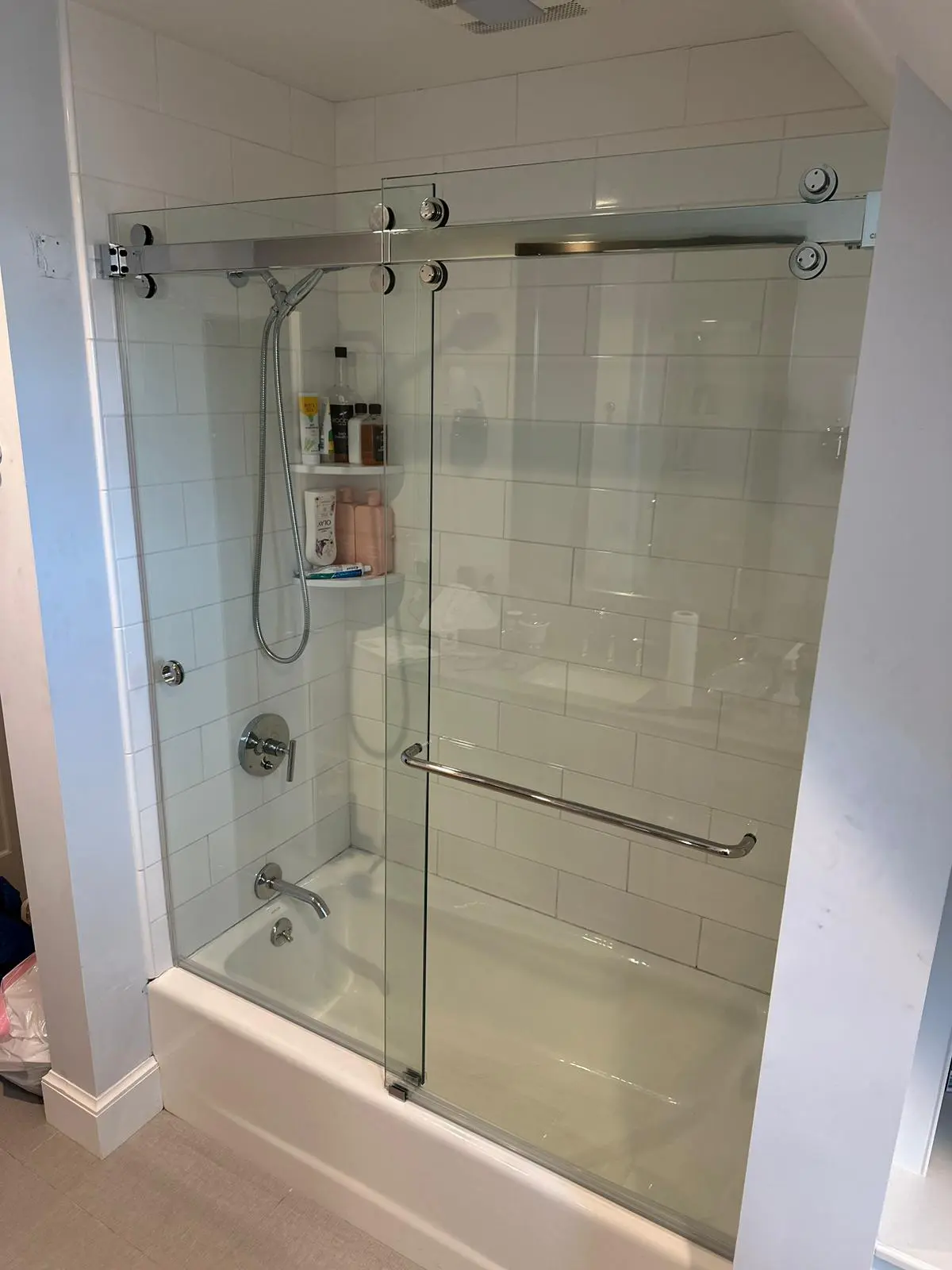 Premium Frameless By-Pass Sliding Door
