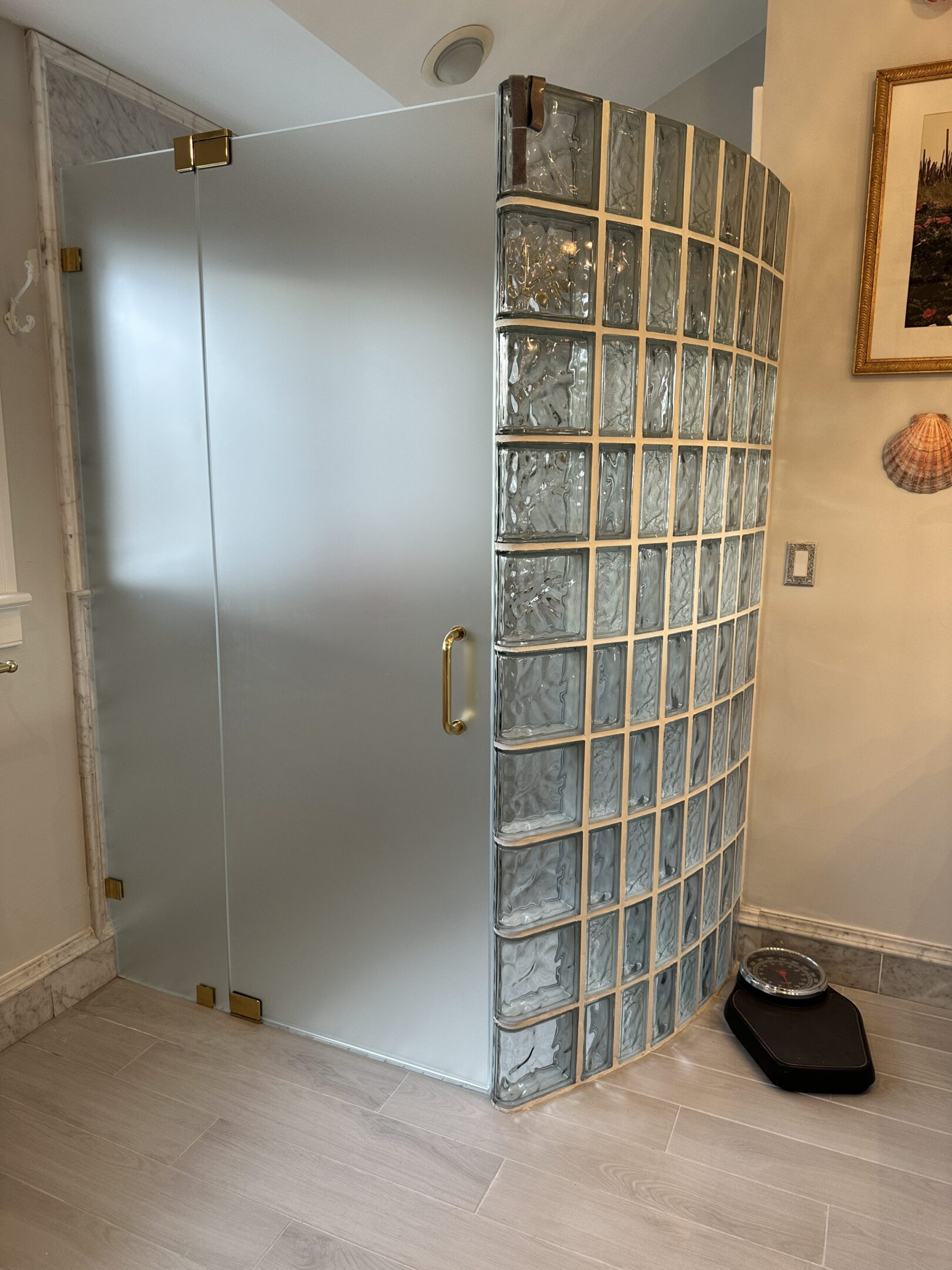 Our Luxury Frosted Glass that enhance and provide Privacy